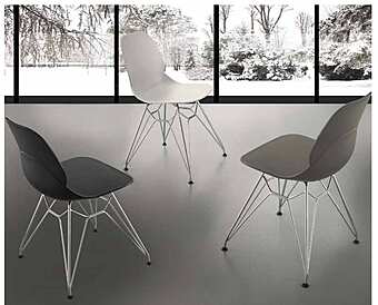 Стул из металла и полипропилена ARREX A011 фабрика ARREX из Италии