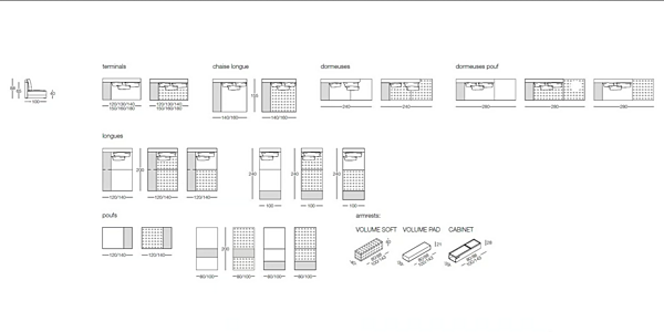 Секционный диван с тканевой обивкой Frigerio Miller 15715 фабрика Frigerio из Италии. Фото №15