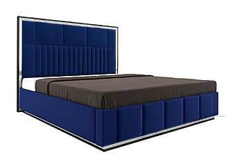 Кровать из массива дерева с мягкой обивкой DECORA ( LCI STILE) P0342 фабрика DECORA ( LCI STILE) из Италии