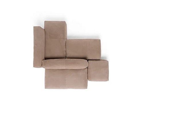 Модульный секционный диван из ткани AMURA DAVIS фабрика AMURA из Италии. Фото №7