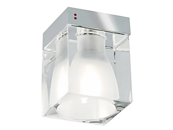 Кристальный потолочный светильник Cubetto Fabbian фабрика Fabbian из Италии