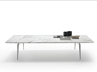 Прямоугольный кофейный стол из мрамора FLEXFORM ESTE фабрика FLEXFORM из Италии