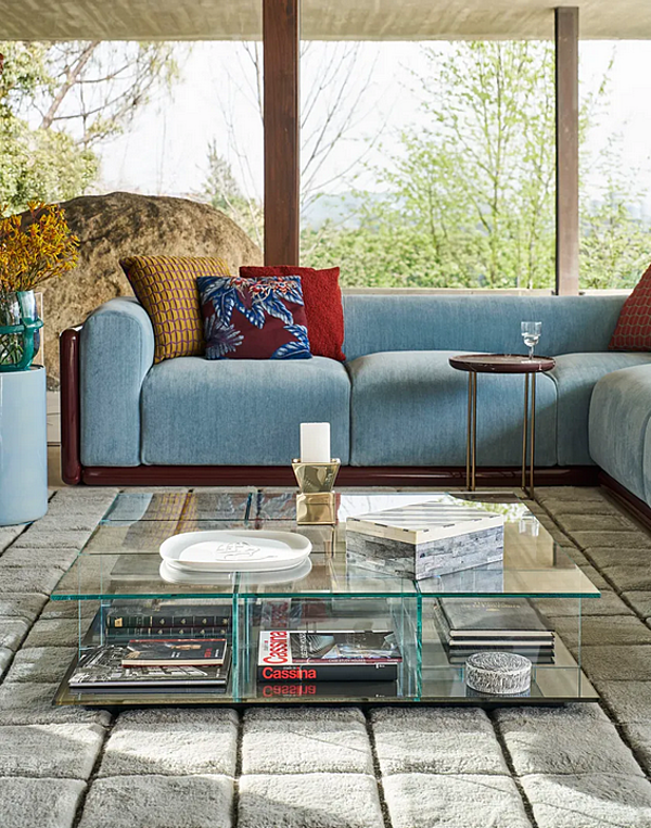 Угловой диван с тканевой обивкой CASSINA Cornaro фабрика CASSINA из Италии. Фото №4