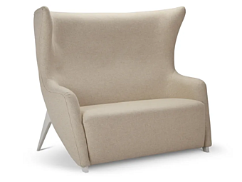 Диван с мягкой спинкой на двоих из ткани Adrenalina GEA HIGH2P фабрика ADRENALINA из Италии