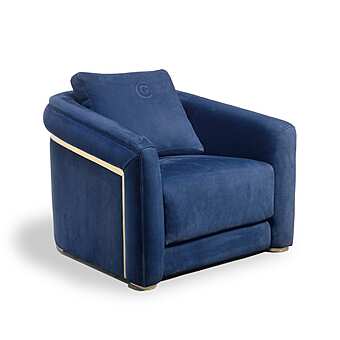 Кресло с обитой спинкой из нубука CARPANELLI Desyo 2019 PO77 фабрика CARPANELLI из Италии