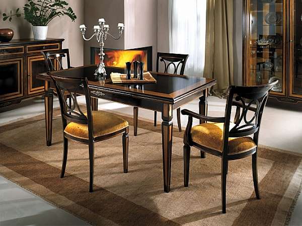 Стол SEVEN SEDIE 0166TA02 фабрика SEVEN SEDIE из Италии. Фото №1