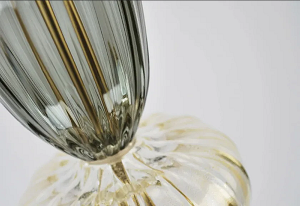 Настольная лампа из муранского стекла Tiffany Abrissi 10600 фабрика ABRISSI из Италии. Фото №3