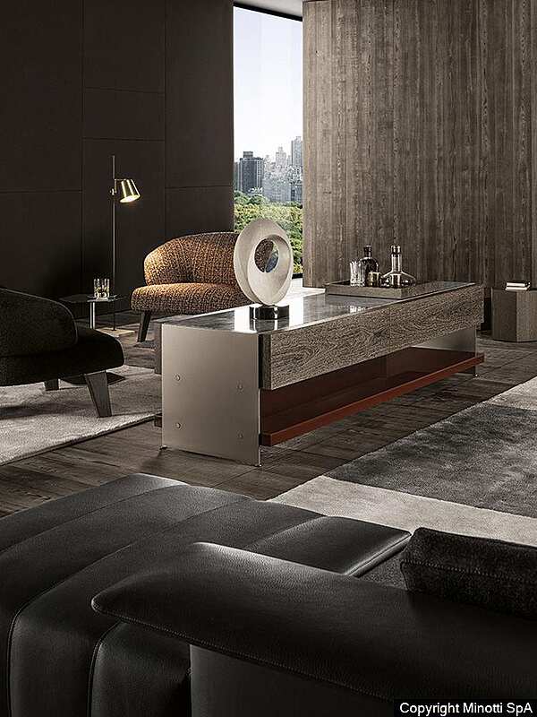 Тумба MINOTTI Carson фабрика Minotti из Италии. Фото №7