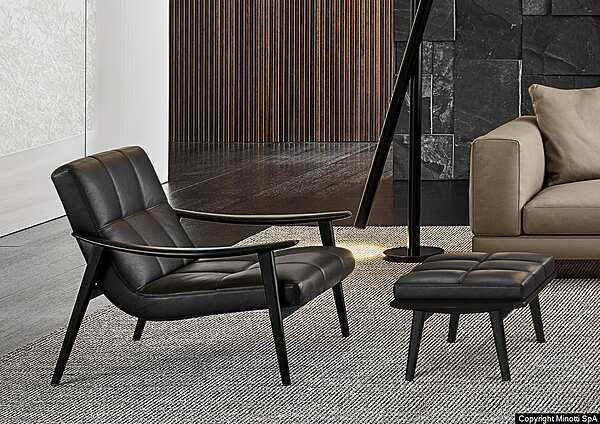 Кресло MINOTTI Fynn фабрика Minotti из Италии. Фото №33