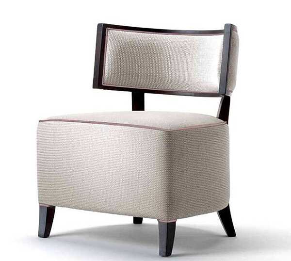 Кресло из массива дерева с мягкой обивкой DECORA ( LCI STILE) MN40L фабрика DECORA ( LCI STILE) из Италии. Фото №1