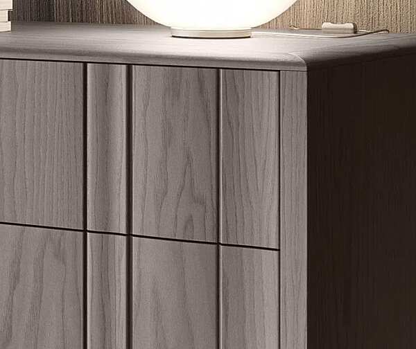 Комод из массива дерева и металла с 3 ящиками BELLUTTI 1301T фабрика BELLUTTI из Италии. Фото №4