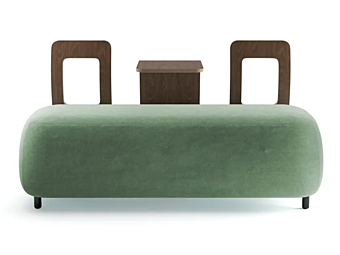 Обитая скамья с мягкой спинкой INNOVA Imbottiti Vice Versa Big Bench