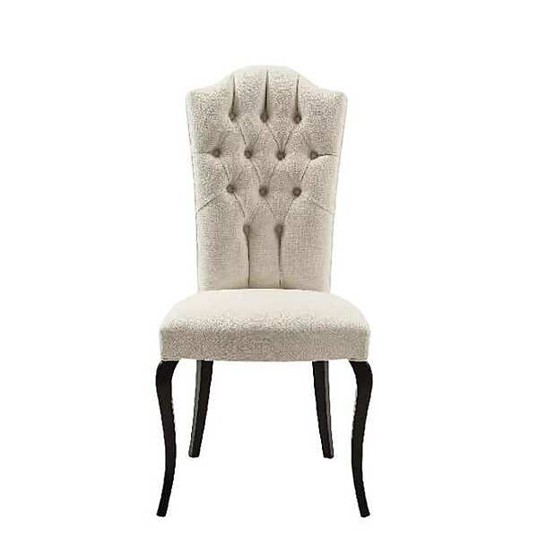 Стул из массива дерева с мягкой обивкой DECORA ( LCI STILE) N001C фабрика DECORA ( LCI STILE) из Италии. Фото №1