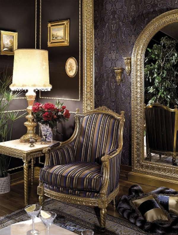 Кресло ASNAGHI INTERIORS LC2701 фабрика ASNAGHI INTERIORS из Италии. Фото №1