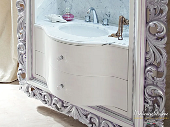 Настенная туалетная тумба с зеркалом и ящиками MODENESE GASTONE 13698 фабрика MODENESE GASTONE из Италии