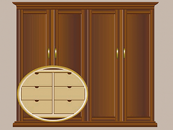 Гардеробная SCAPPINI 2004 фабрика SCAPPINI из Италии. Фото №1