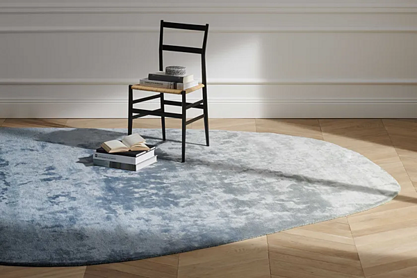 Ковёр ручной работы из вискозы и хлопка CASSINA ARAL фабрика CASSINA из Италии. Фото №4