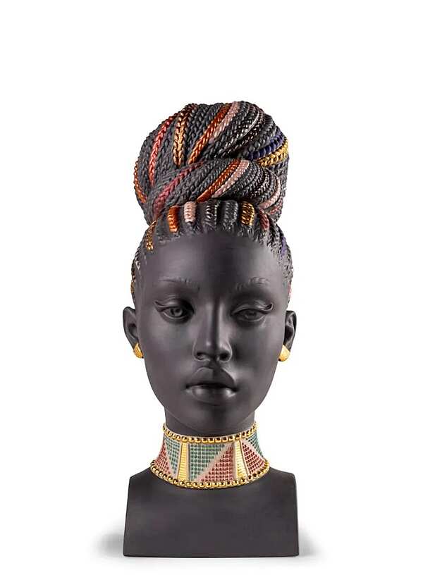 Бюст LLADRO African colors Sculpture фабрика LLADRO из Италии. Фото №1