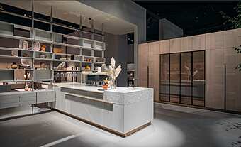 Кухня итальянская современная CESAR CUCINE Intarsio NEWS EUROCUCINA Composition Four