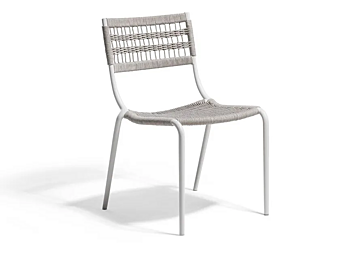 Стул с подлокотниками из веревки POLTRONA FRAU Solaria фабрика POLTRONA FRAU из Италии