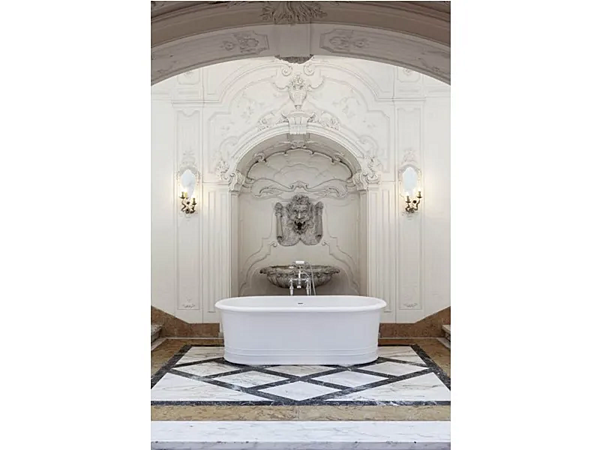 Свободностоящая овальная ванна из акрила Gentry Home Manhattan фабрика Gentry Home из Италии. Фото №3