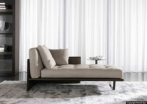 Кушетка MINOTTI Luggage "Chaise-Longue" фабрика Minotti из Италии. Фото №5
