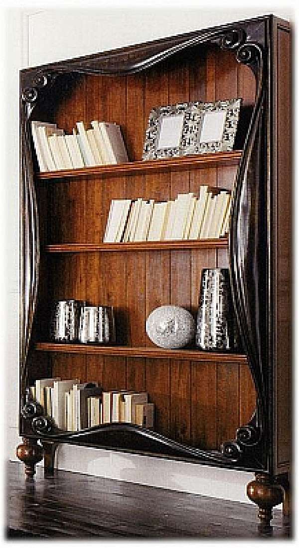 Классический книжный шкаф от элитной фабрики VOLPI 2896 3 фабрика VOLPI из Италии. Фото №1