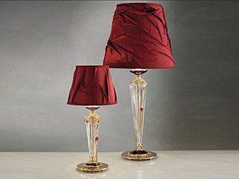 Прикроватная лампа с кристаллами Сваровски Julienne Euroluce Lampadari LG1 LP1 фабрика EUROLUCE LAMPADARi из Италии