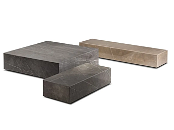 Кофейный столик из низкого фарфорового камня коллекции Frigerio Miller 15447H