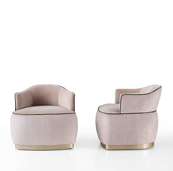 Кресло из массива дерева с мягкой обивкой DECORA ( LCI STILE) V030L фабрика DECORA ( LCI STILE) из Италии. Фото №4