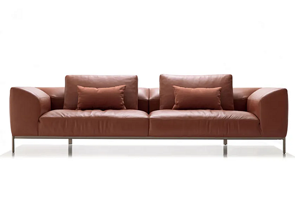 Диван из кожи на три места CORTEZARI Diva 703 фабрика CORTE ZARI из Италии. Фото №1