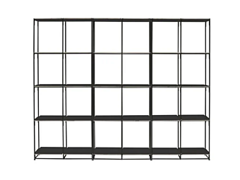 Секционная книжная полка из дерева LIGNE ROSET LA BIBLIOTHEQUE FIL 19980300/19980302 фабрика LIGNE ROSET из Италии