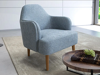 Кресло с подлокотниками из ткани MitoHome Greta фабрика MitoHome из Италии