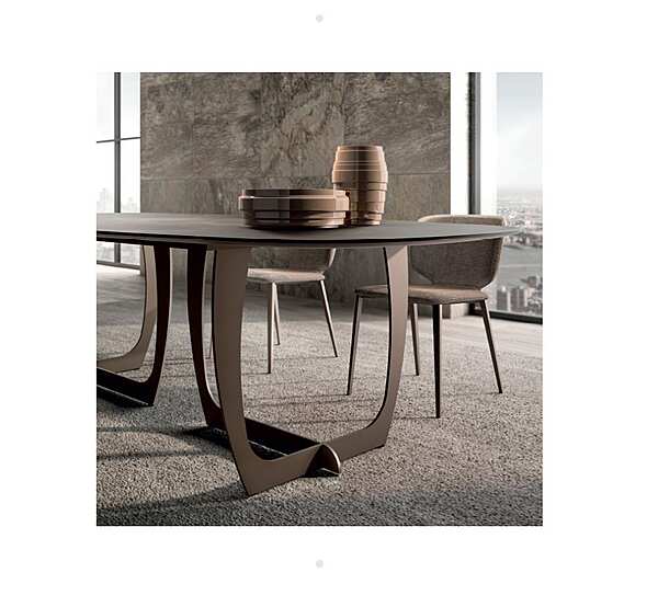 Стол обеденный EGO ZEROVENTIQUATTRO Curve EGT320 фабрика EGO ZEROVENTIQUATTRO из Италии. Фото №2