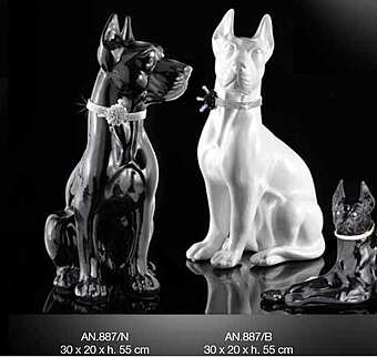 Скульптура LORENZON Arte e Ceramica AN.887/N Скульптура LORENZON Arte e Ceramica AN.887/N фабрика LORENZON (F.LLI LORENZON) из Италии