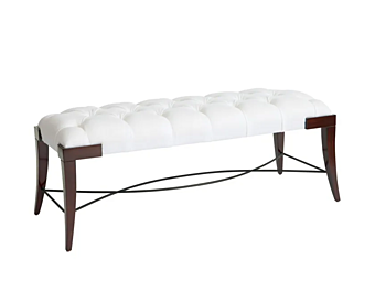 Скамья с бархатной обивкой и стеганой спинкой Gentry Home Parker фабрика Gentry Home из Италии