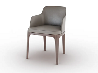 Кресло с подлокотниками из кожи PIERMARIA  Sienna фабрика PIERMARIA из Италии