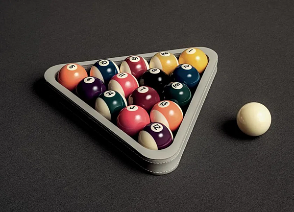 Бильярдный стол из массива дерева с кожаным покрытием I 4 Mariani Roger фабрика i 4 Mariani из Италии. Фото №5