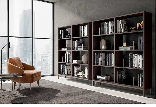 Книжный шкаф EGO ZEROVENTIQUATTRO Range EGL300 фабрика EGO ZEROVENTIQUATTRO из Италии. Фото №3