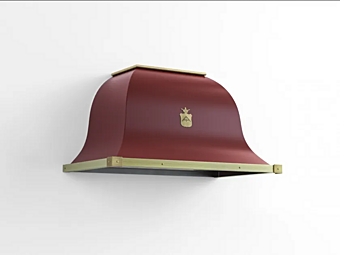 Настенный кухонный вытяжной шкаф из окрашенного металла с подсветкой Officine Gullo CPD013 CPD013 фабрика Officine Gullo из Италии