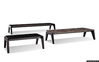 Журнальный стол MINOTTI Kirk "Wood" Журнальный стол MINOTTI Kirk "Wood" фабрика Minotti из Италии
