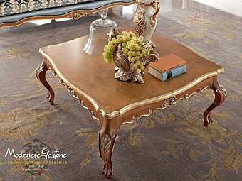 Кофейный столик квадратный из дерева MODENESE GASTONE 13667 фабрика MODENESE GASTONE из Италии