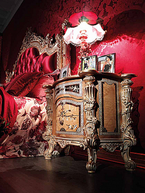 Тумбочка ASNAGHI INTERIORS L11003 фабрика ASNAGHI INTERIORS из Италии. Фото №1