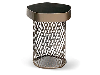 Зеркальный кофейный столик из стекла Asparagus II CORTEZARI 133-S