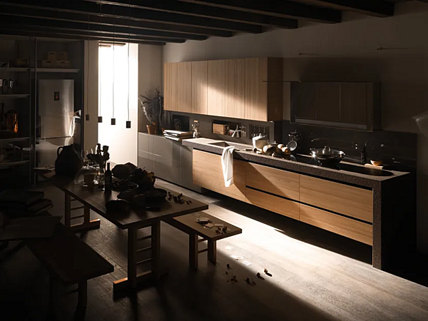 Кухня с фасадами из ели VALCUCINE  Artematica Tactil фабрика VALCUCINE из Италии. Фото №2