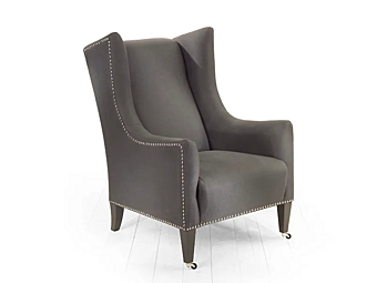 Кресло с подлокотниками из обитой ткани Amarillis MARIONI I0011 фабрика MARIONI из Италии