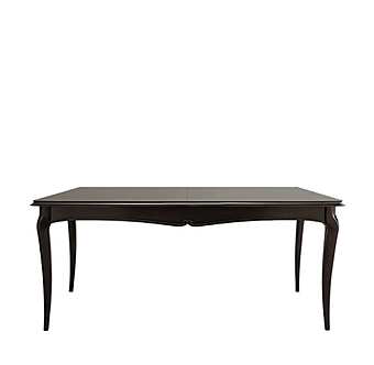 Стол раздвижной из массива дерева с латунной отделкой DECORA ( LCI STILE) N0100 фабрика DECORA ( LCI STILE) из Италии