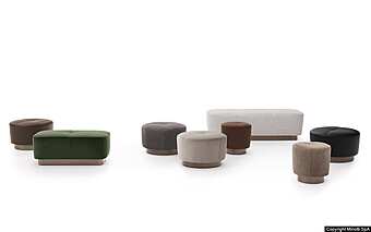 Пуф MINOTTI Jacques  фабрика Minotti из Италии