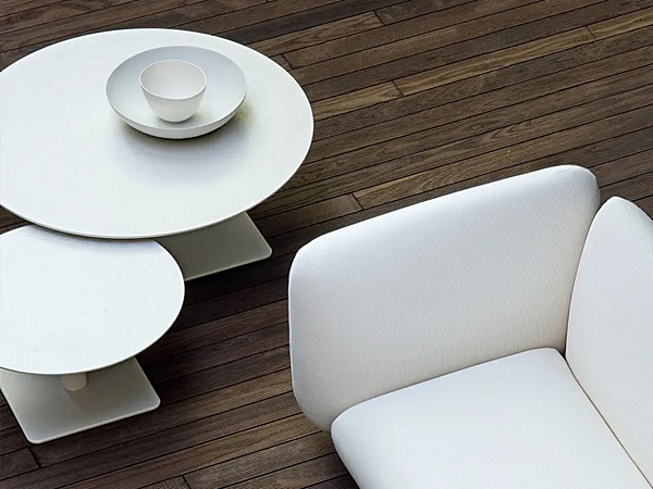 Кофейный столик круглой формы с высотой регулируемой PAOLA LENTI Giro B58E фабрика PAOLA LENTI из Италии. Фото №3