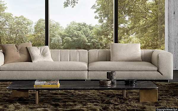 Журнальный стол MINOTTI Yves Coffee Table фабрика Minotti из Италии. Фото №5